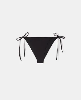narrow tie-side bikini briefs - black