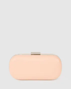 Natural Monika Hardcase Clutch Bag