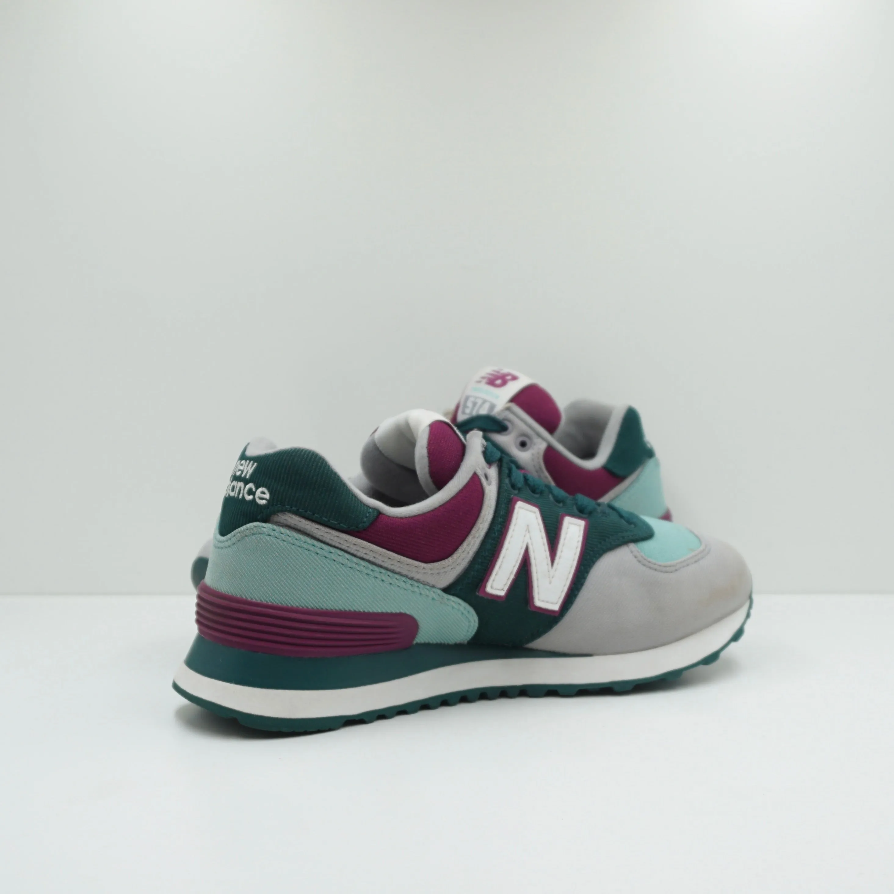 New Balance 574 Grey Green Purple (W)