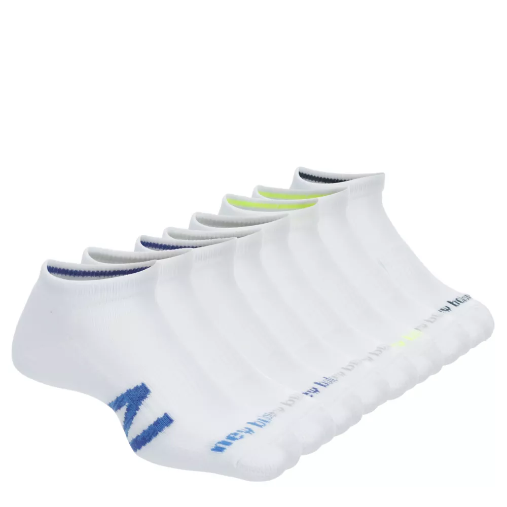 NEW BALANCE  BOYS MEDIUM ATHLETIC LOW CUT SOCKS 8 PAIRS