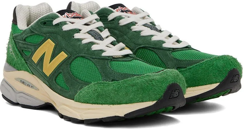 New Balance Green 990v3 Sneakers