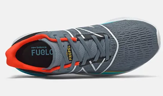 New Balance Mens FuelCell Propel v2 Running Shoe (MFCPRCG2)- Ocean Grey/Virtual Sky