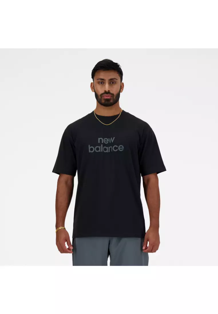 New Balance New Balance Mens Sport Essentials Linear T-Shirt - Black