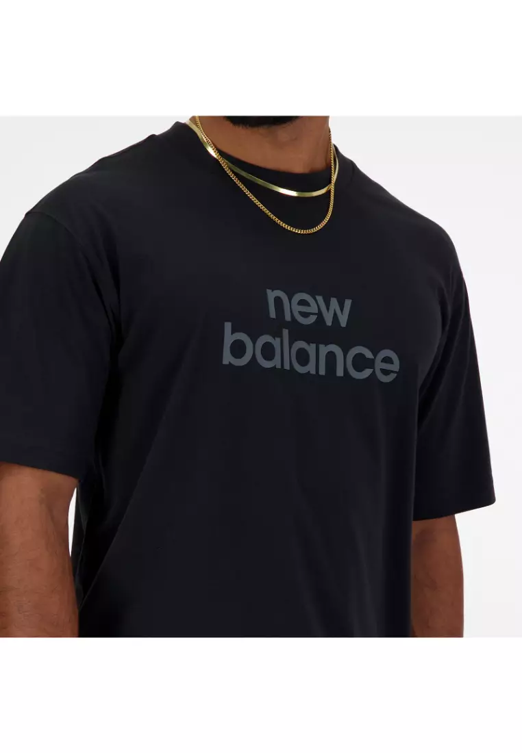 New Balance New Balance Mens Sport Essentials Linear T-Shirt - Black