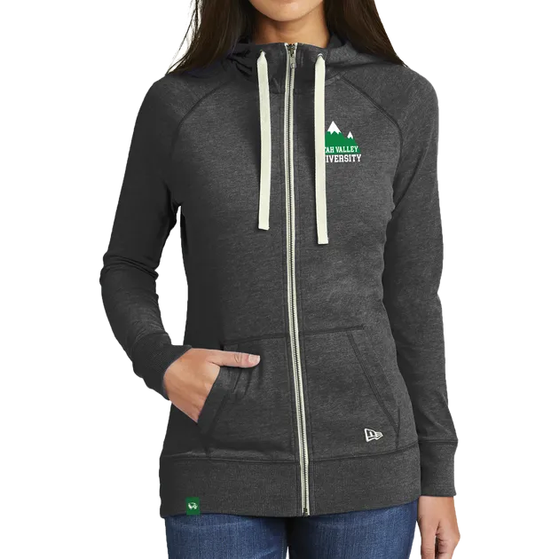 New Era Ladies Sueded Cotton Blend Full-Zip Hoodie - Mountain
