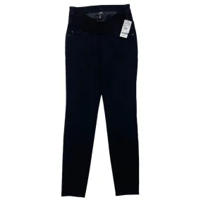 *New* LED Luxe Essentials Denim Addison Ankle Skinny Maternity Black Jeans | New With Tags - Size 25