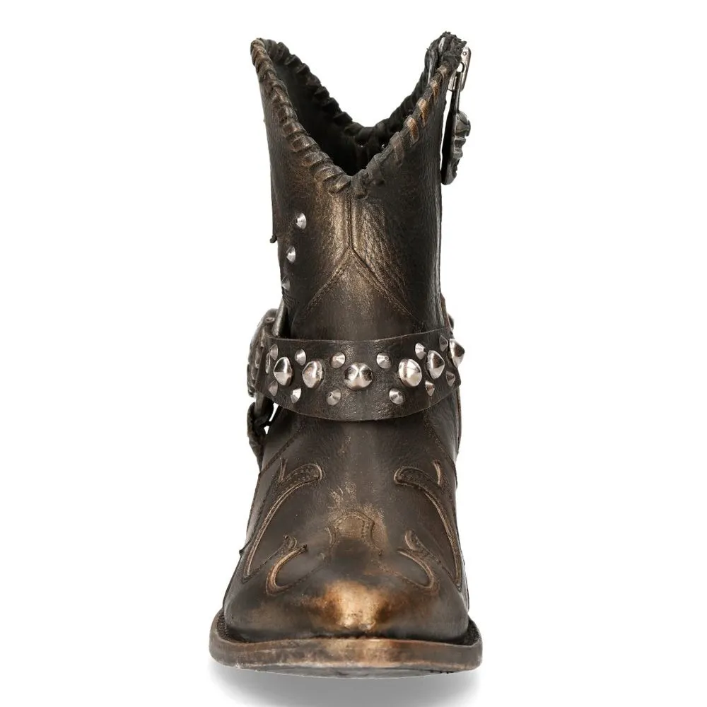 NEW ROCK - WSTM004-S1 - Western Style Pointed Boots