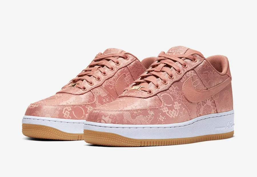 Nike Air Force 1 Low CLOT Rose Gold Silk