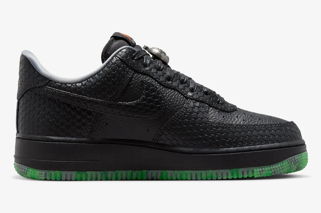 Nike Air Force 1 Low Halloween Black Smoke Grey Green Strike FQ8822-084