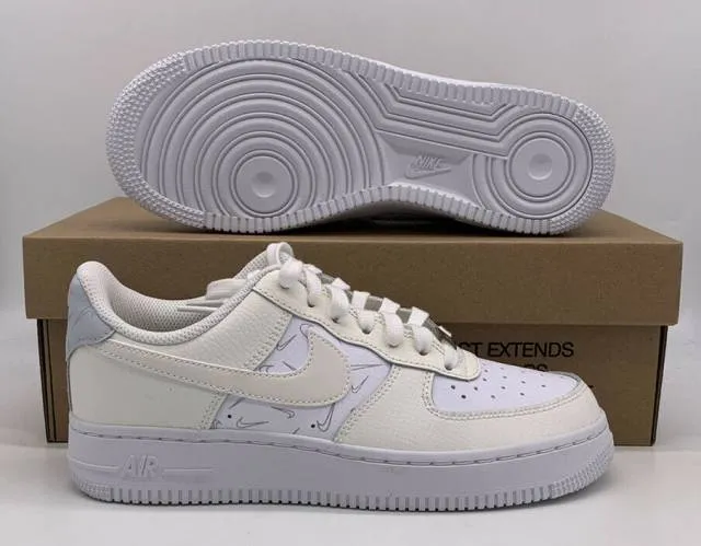 Nike air force 1 low mini checks white sail