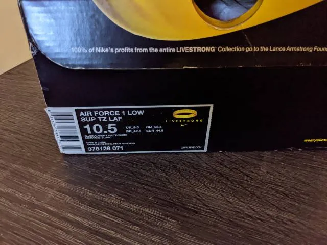 Nike air force 1 low mr cartoon livestrong