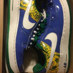 Nike air force 1 low ronaldinho brazil size 12 qs soccer wor