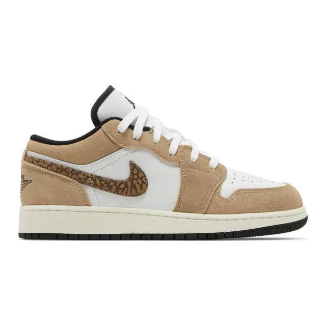 Nike Air Jordan 1 Low SE GS (Brown Elephant/ Brown/ Hemp...