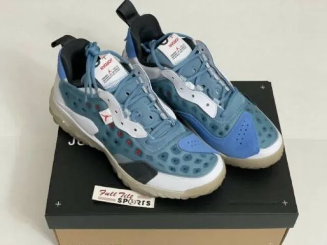 Nike Air Jordan Delta 2 Cerulean Blue Red Coast White CV...