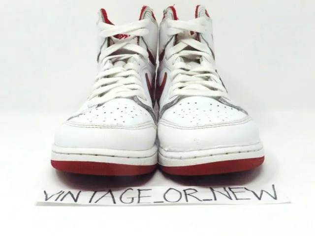 Nike air jordan i 1 retro high 2017 metallic red bg gs 575441-103 sz 7y