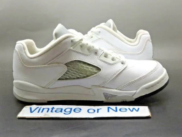 Nike Air Jordan V 5 Low White Black Wolf Grey 2016 Retro...