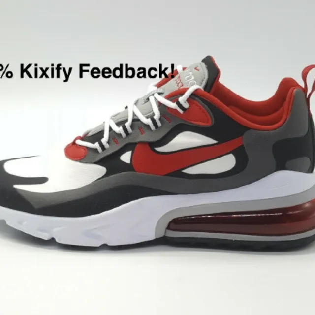 Nike Air Max 270 React Iron Grey University Red