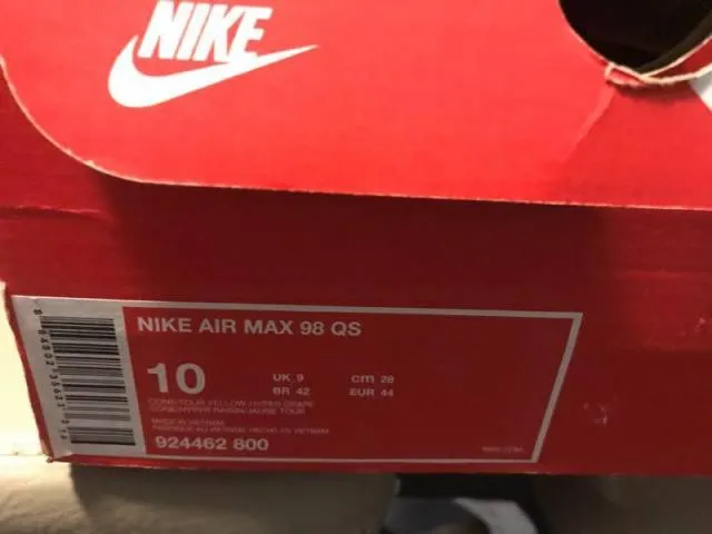 Nike Air Max 98 QS Cone sz 10