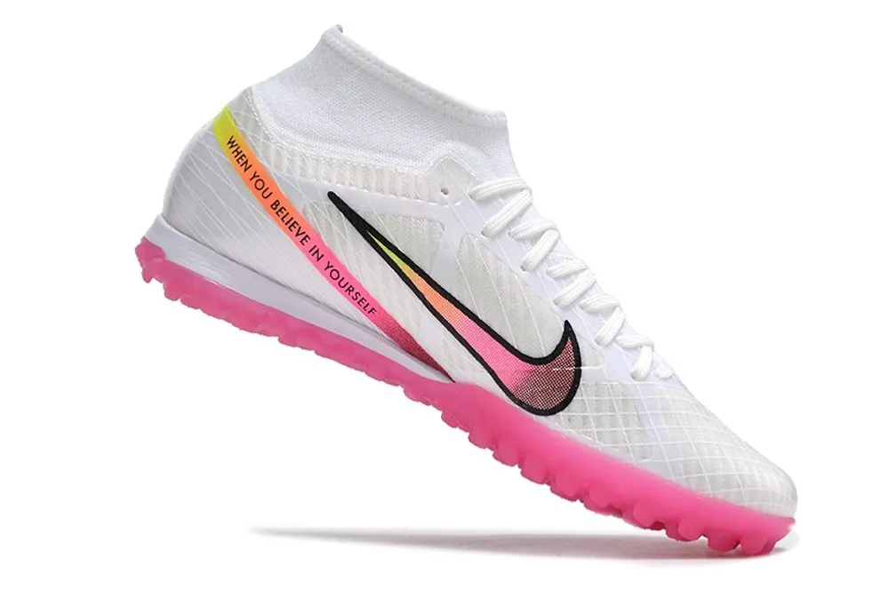 Nike Air Zoom Mercurial Superfly 9 Academy Turf Marcus Rashford - White/Black/Hyper Pink