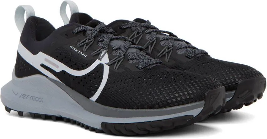 Nike Black React Pegasus Trail 4 Sneakers