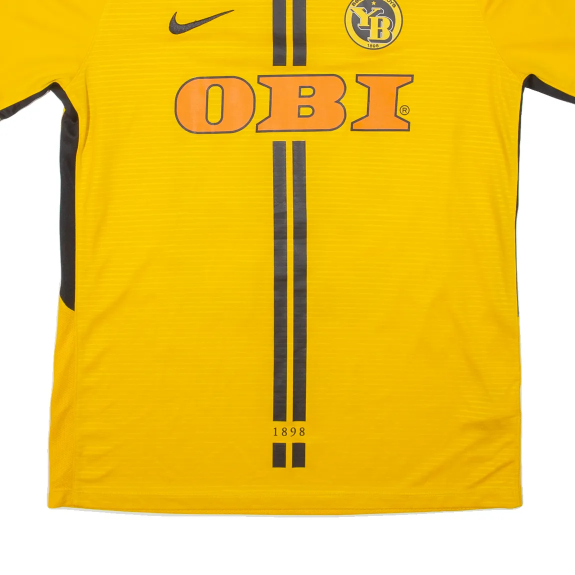 NIKE BSC Young Boys Mens Football Shirt Jersey Yellow L