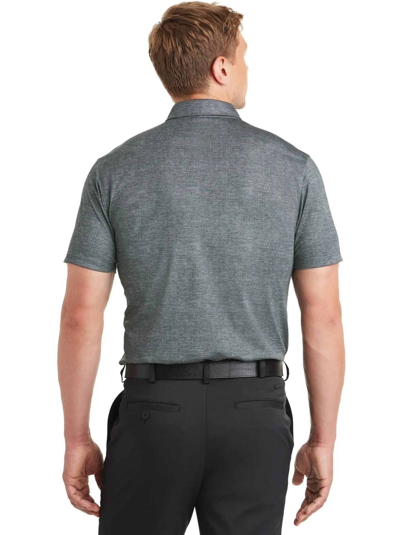 NIKE Dri-FIT Crosshatch Polo