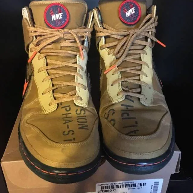 Nike dunk hi 2012 Galaxy all star orange tan