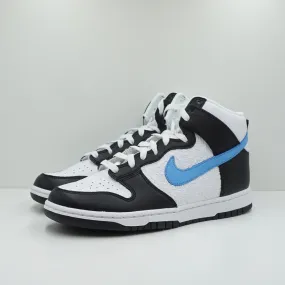Nike Dunk High Retro FLC Black University Blue White