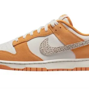 Nike dunk low safari swoosh kumquat