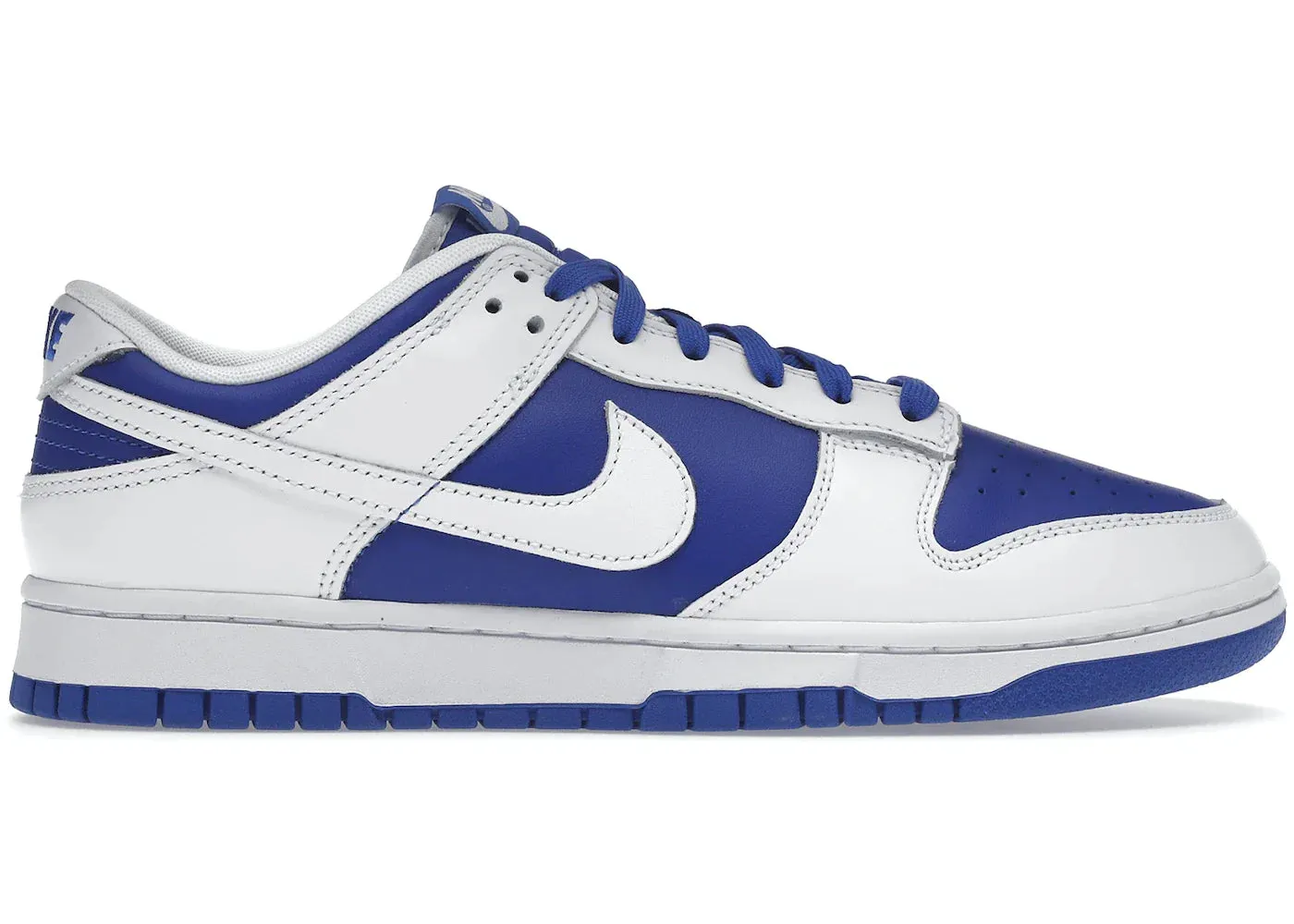 Nike Dunk Low White Racer Blue.