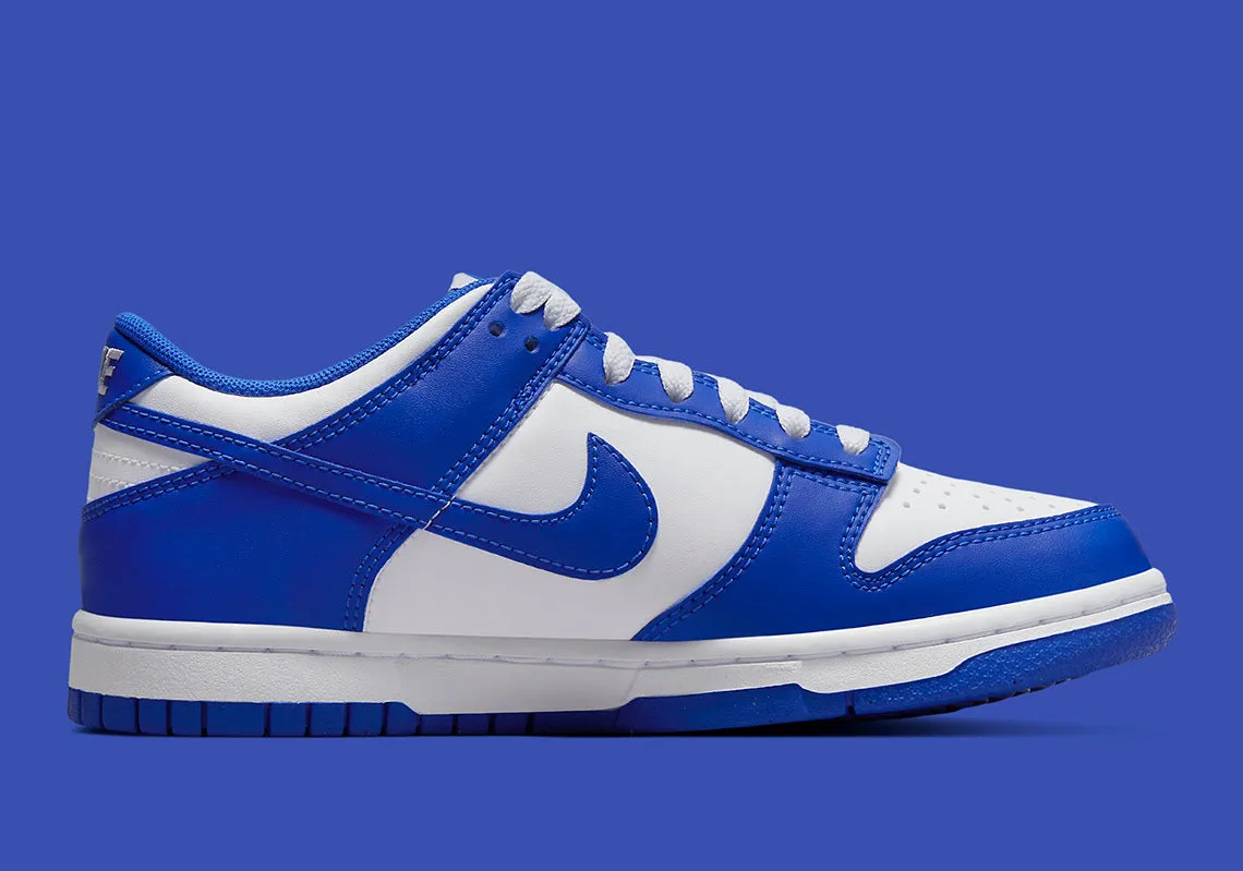Nike Dunk Low White Racer Blue.