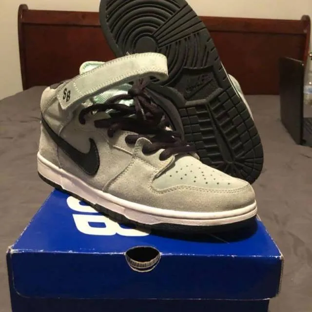 Nike dunk mid pro sb sea crystal 9.5