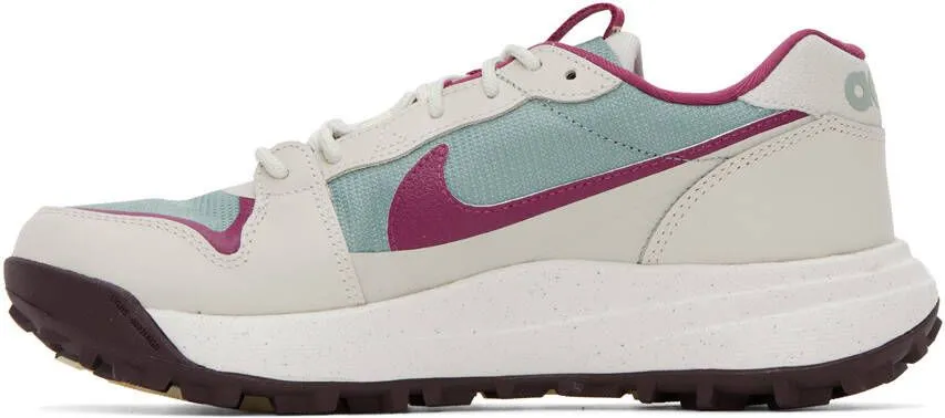 Nike Gray & Purple ACG Lowcate Sneakers