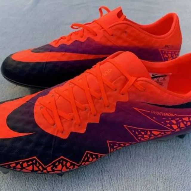 Nike hypervenom phinish sg pro soccer cleats size 8