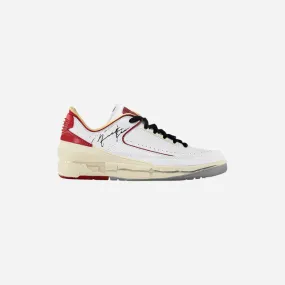 NIKE  JORDAN 2 RETRO LOW SP OFF-WHITE WHITE RED