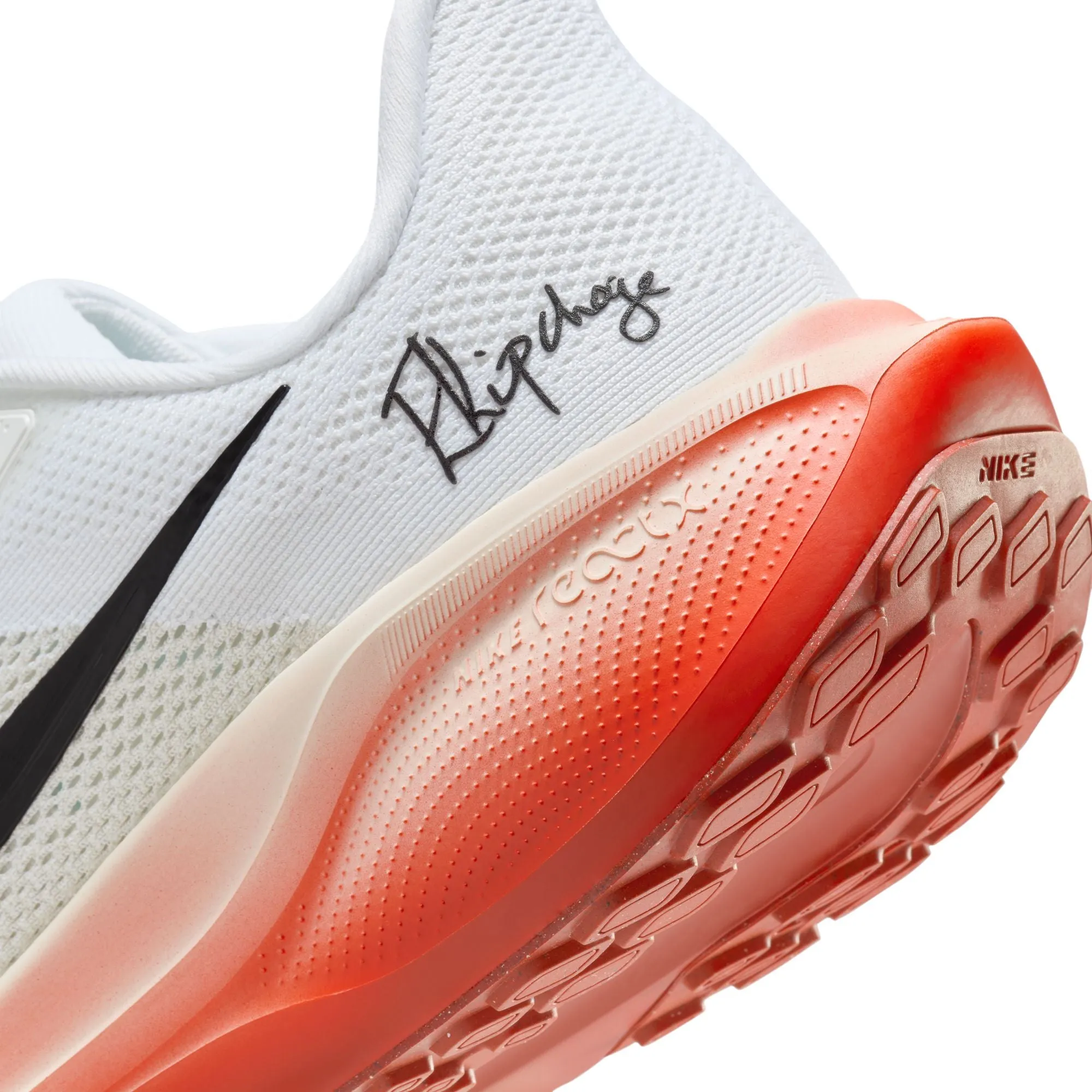 Nike Men's Pegasus 41 Eliud Kipchoge Running Shoes White / Black / Pale Ivory / Dragon Red
