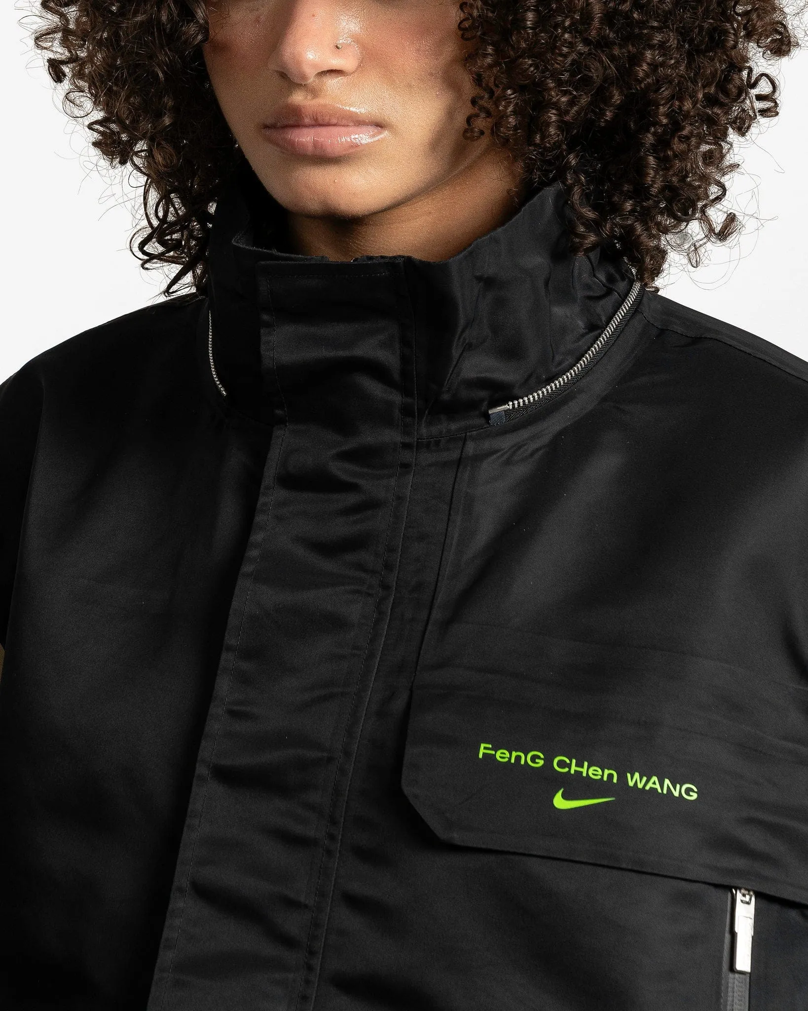 Nike Nike Pro x Feng Chen Wang Transform Jacket in Black/Khaki