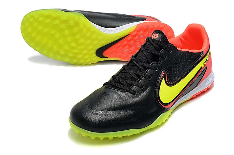 Nike React Tiempo Legend 9 Pro Turf - Black/Red/Yellow
