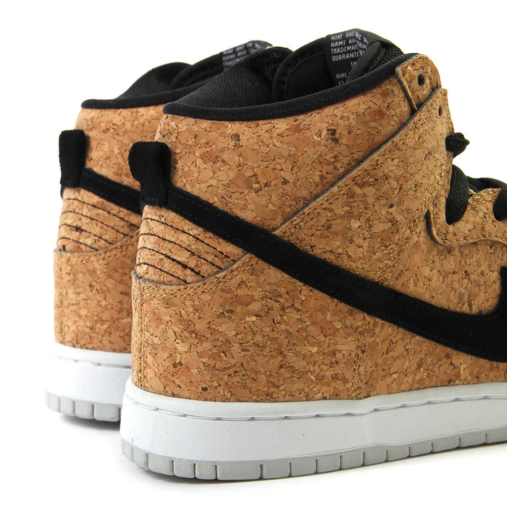 Nike SB Dunk High Premium Cork (Black/Black-Hazelnut)