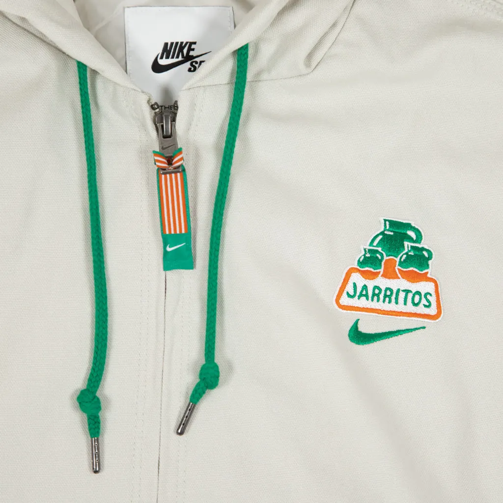 Nike SB - Jarritos Padded Hooded Zip Jacket - Light Bone / Malachite / Malachite