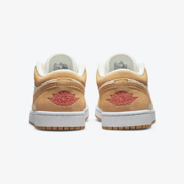Nike women's air jordan 1 low se (twine/ orange quartz/ sail