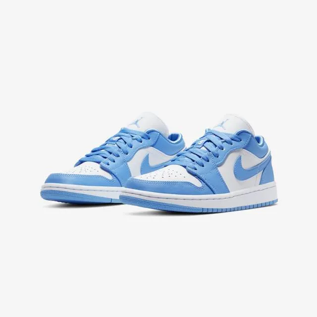 Nike women's air jordan 1 low (unc/ university blue/ white) sizes 6-10 ao9944-441