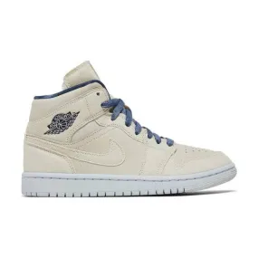 Nike Women's Air Jordan 1 Mid SE (Sanddrift/ Midnight Na...