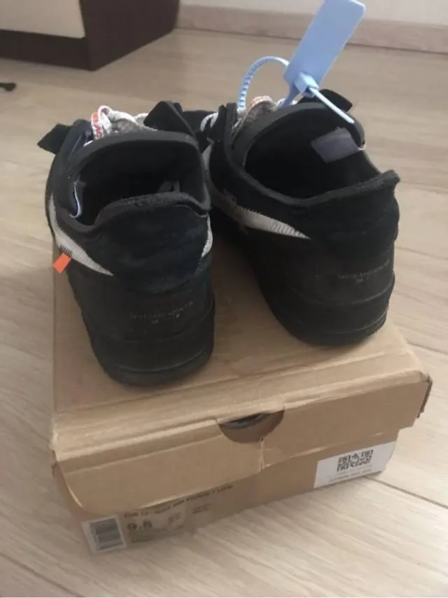 Nike x off white air force 1 black