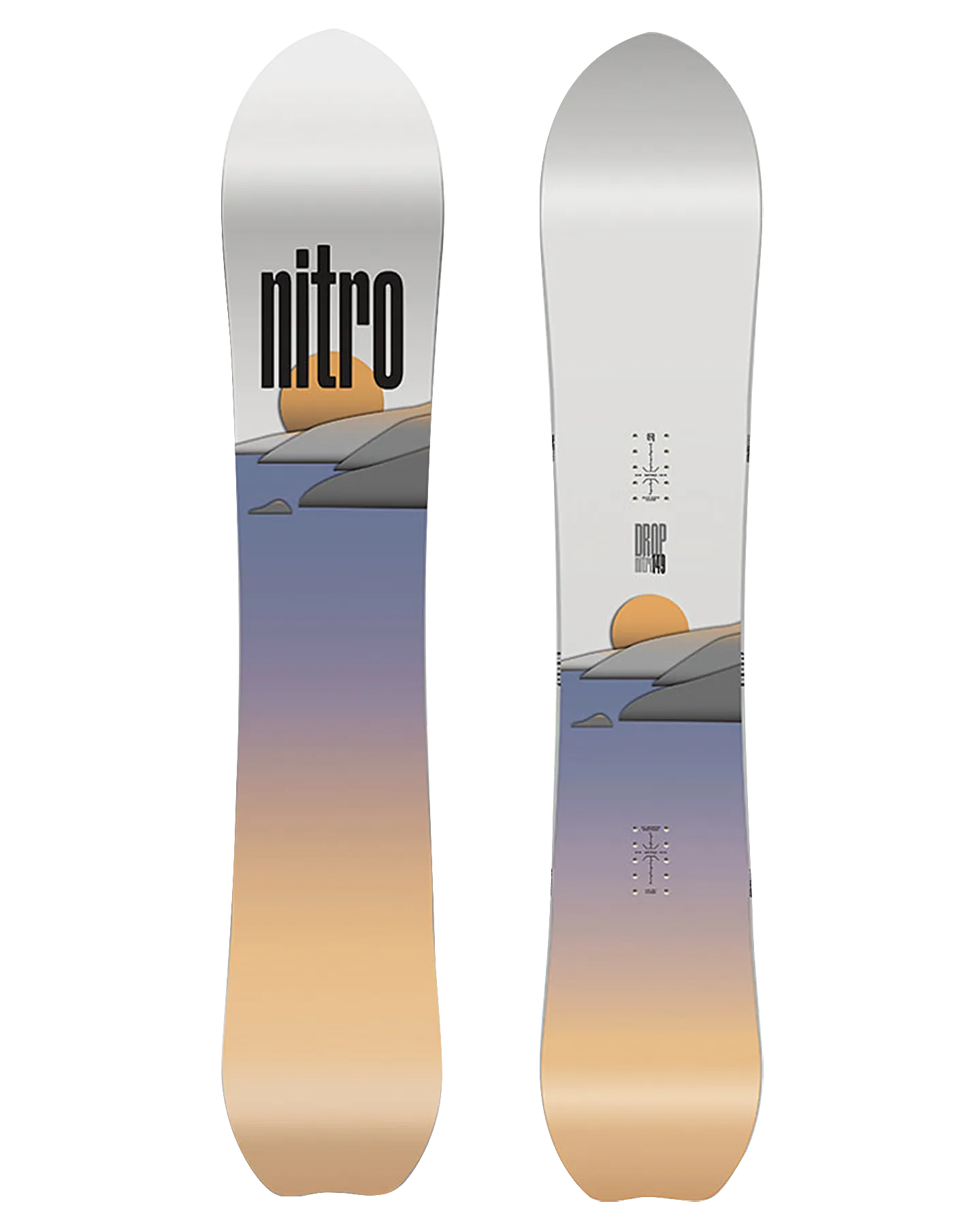 Nitro Drop Snowboard - 2025 | Shop Snowboards at Trojan Wake Ski Snow & Snow Skiers Warehouse