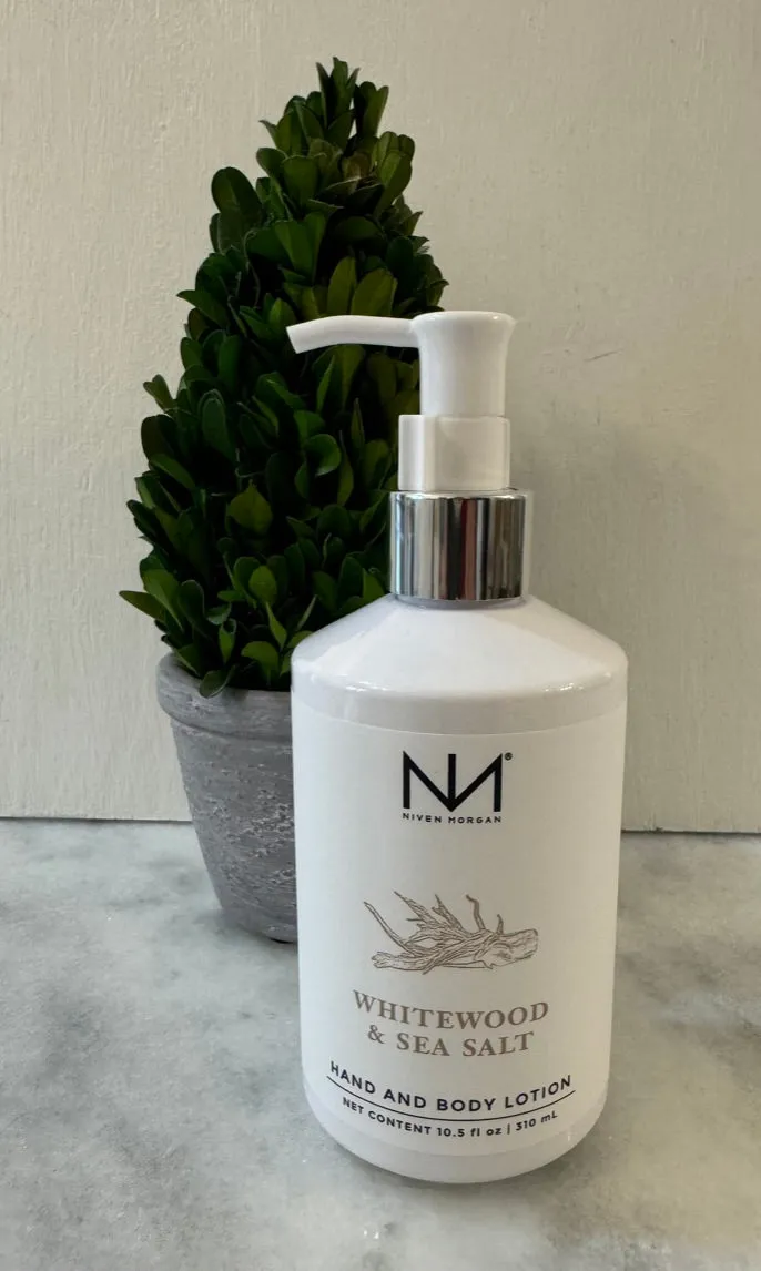 Niven Morgan Whitewood & Sea Salt Hand & Body Lotion