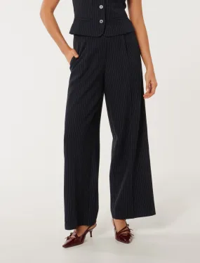 Noa Pinstripe Wide-Leg Trousers