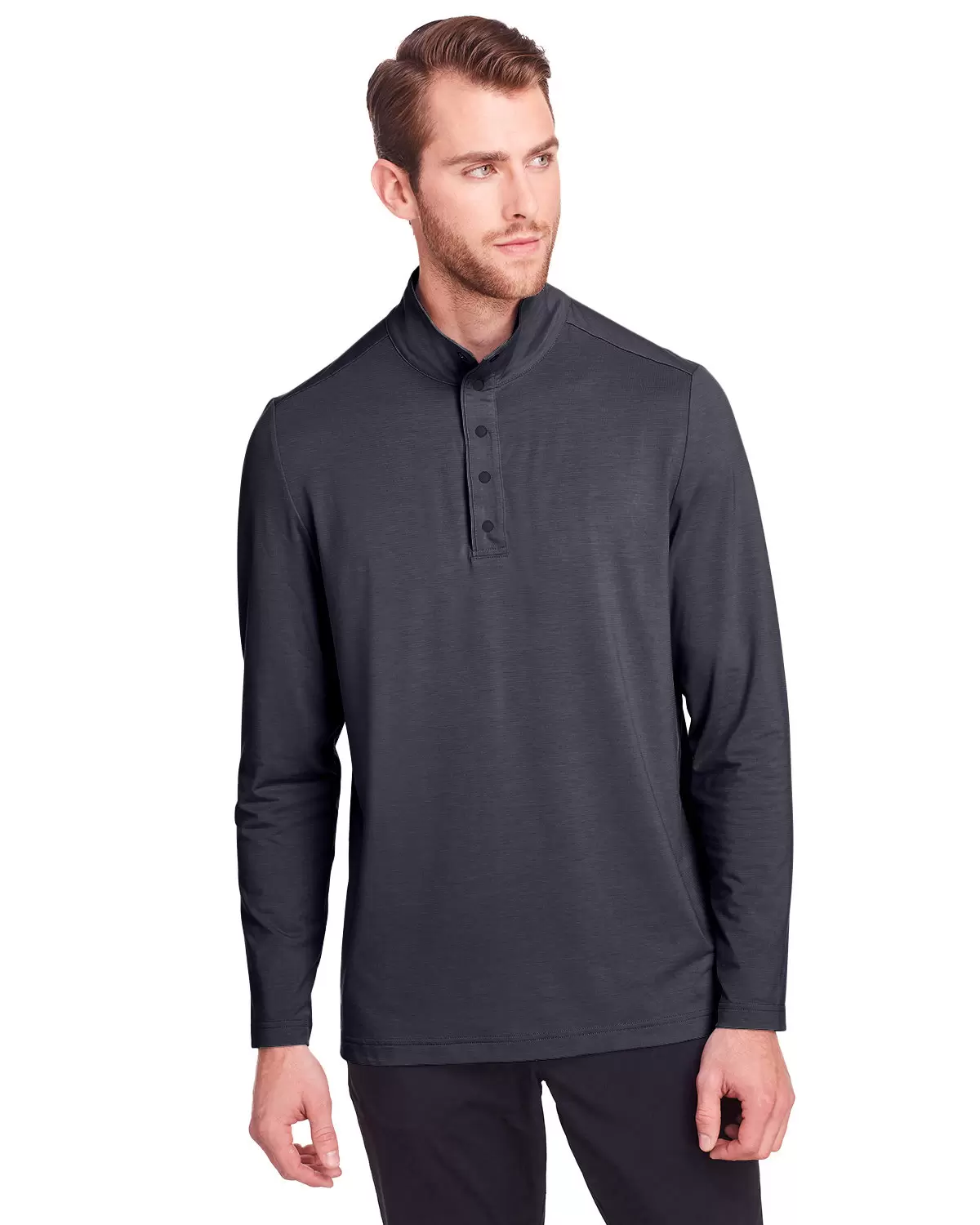 North End NE400 Men's Jaq Snap-Up Stretch Performance Pullover SKU: NE400