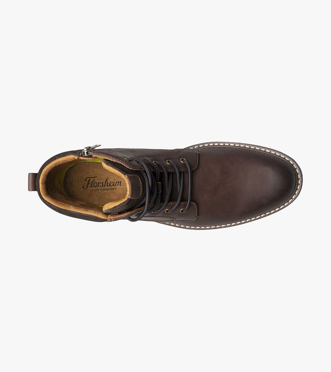 Norwalk Plain Toe Lace Up Boot