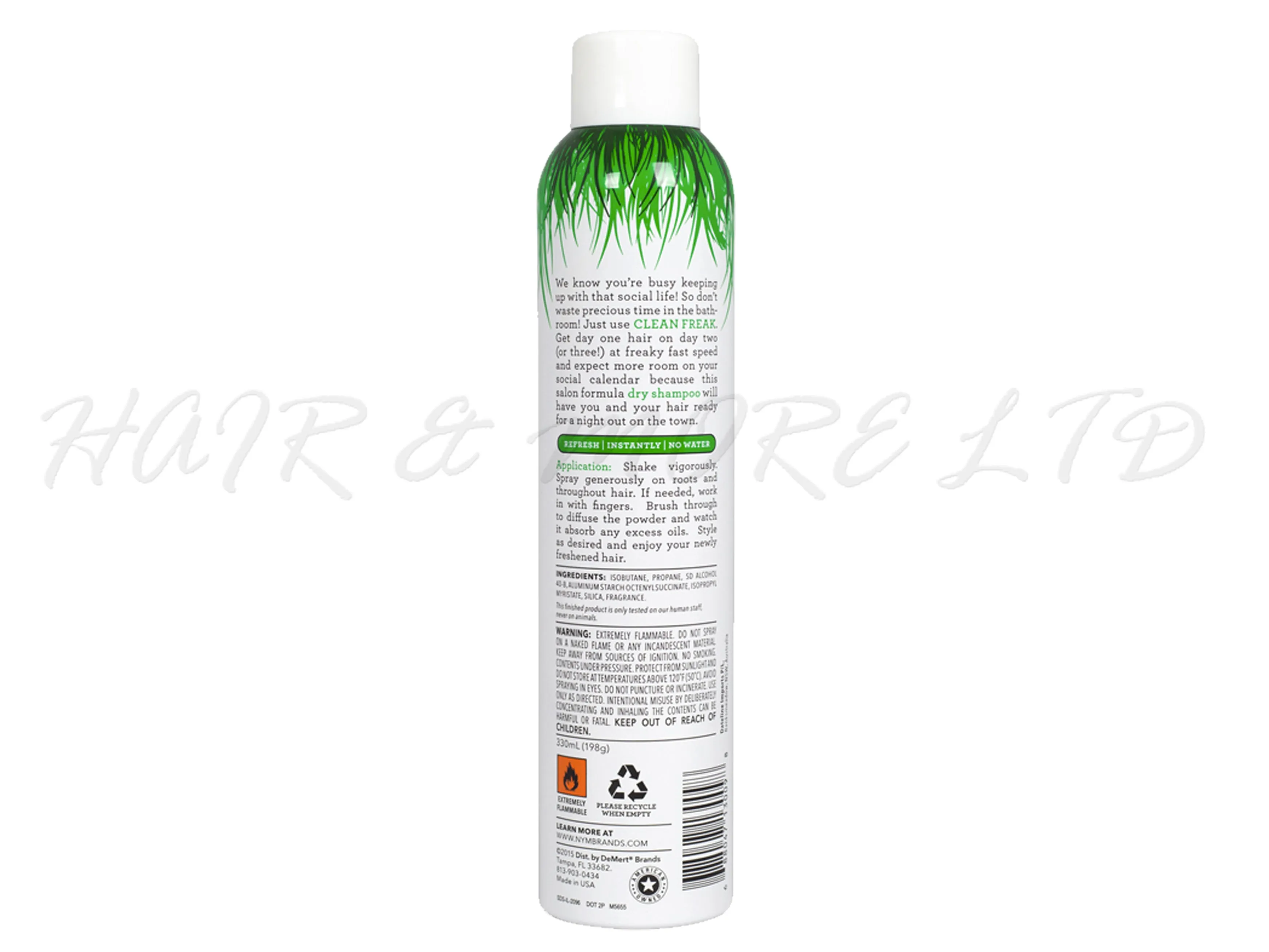 Not Your Mothers Clean Freak Refreshing Dry Shampoo 198g